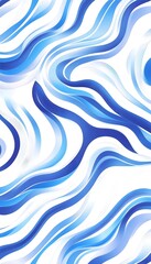 Fototapeta premium Abstract swirling blue and white pattern