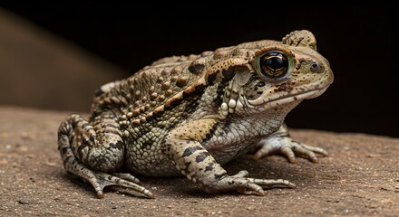 Obraz premium Toad on a Stone Surface