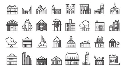 Professional real estate property rental building for home and office use