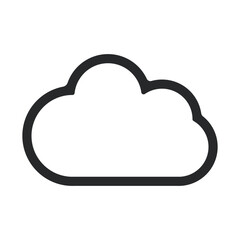 vector cloud icon