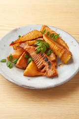 筍のバターしょう油焼き