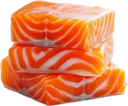 Fresh Salmon Fillets Ready for Cooking