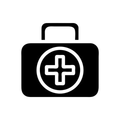 Medical kit icon symbolizing healthcare services and emergency readiness symbol
