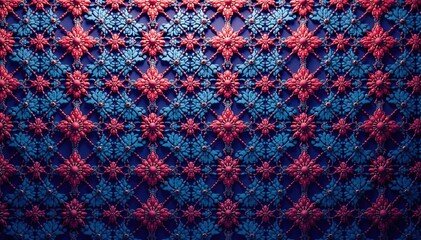 Geometric lace motif, repeating diamond shapes, vector, graphic