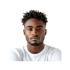 Fototapeta premium Portrait of a Confident Young Black Man with Dreadlocks