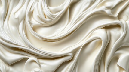Fototapeta premium Close Up Whipped Cream Texture