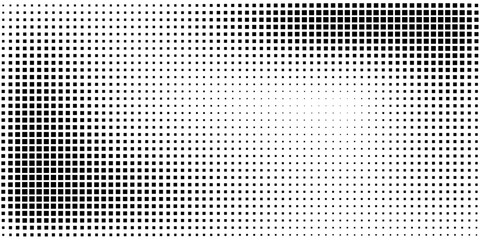 Abstract geometric pattern with small and large rhombuses. Design element for web banners, posters, cards, wallpapers, backdrops, panels Black and white color Vector illustration