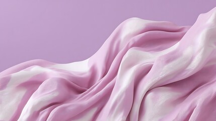 Soft Pink and White Wavy Fabric Background for Elegant Designs