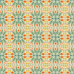 seamless pattern with flowers