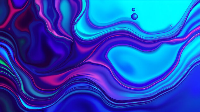 Abstract liquid vibrant colours, very colourful, ray tracing, unity URP shaders