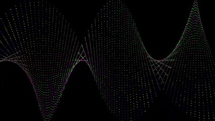 Intricate 3D wire mesh with elegant curves creating a dynamic digital landscape, ideal for tech backgrounds, data visualization, and futuristic business presentations. - Powered by Adobe