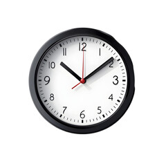 Simple Black Wall Clock: Minimalist Timepiece Design