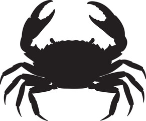 Red-Clawed Crab Silhouette