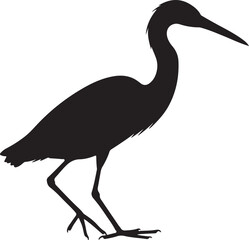 Tricolored Heron Silhouette