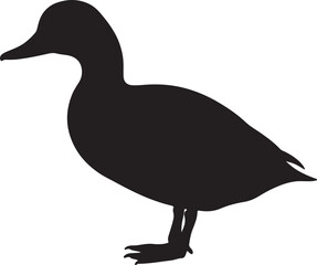 Whistling Duck Silhouette