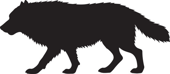 Dire Wolf Vector Silhouette © Rizwan Ahmad