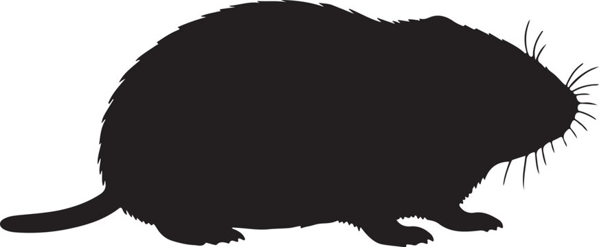 Lemming Vector Silhouette