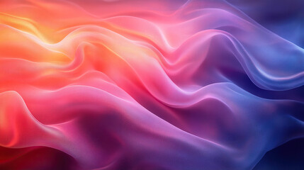 Fototapeta premium Abstract gradient with soft geometric shapes in warm tones, evoking harmony and tranquility