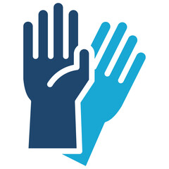 Obraz premium Medical Gloves Icon