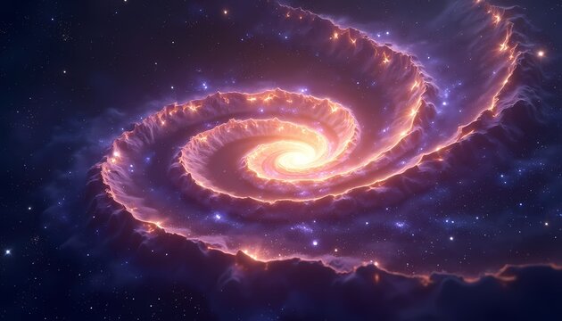 Spiral Galaxy in Space