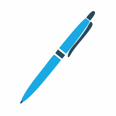 Vector illustration of a ballpoint pen. Vector Image