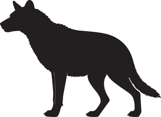 Xenocyon Vector Silhouette