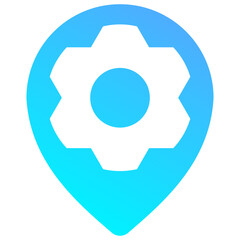  Location Setting Icon