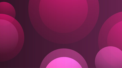 Overlapping pink circles on a dark purple background, ideal for vibrant and modern graphic design projects or abstract backgrounds.