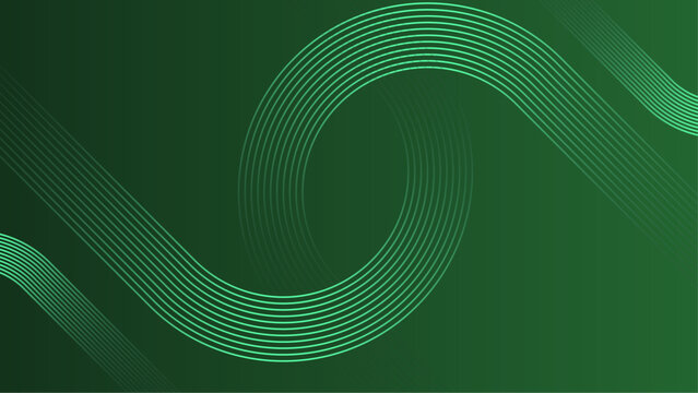 Green wavy lines on a dark green background suitable for nature inspired designs, environmental themes, abstract backgrounds, and organic product packaging.