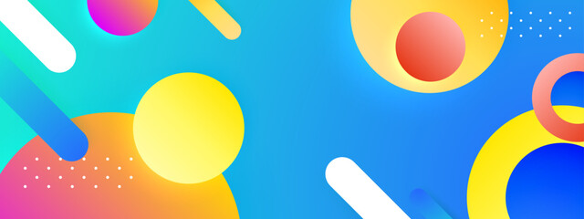 Colorful abstract background with overlapping circles. Suitable for graphic design projects, social media posts, and website backgrounds.