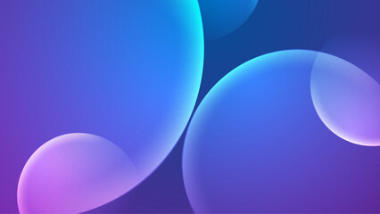 Abstract background with overlapping blue and purple circles ideal for designs related to creativity, technology, and modern concepts.