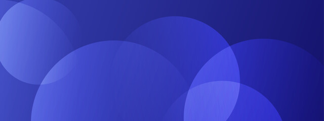 Obraz premium Blue background with overlapping circles perfect for modern design projects, technology themes, digital art, and abstract backgrounds.