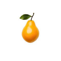 Ripe Yellow Pear Illustration