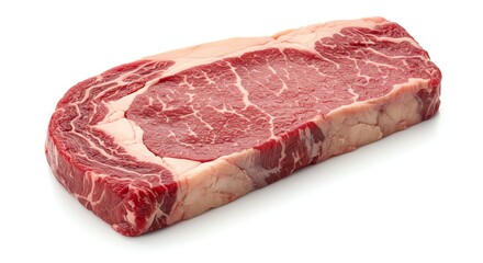 Fresh Raw Ribeye Steak Cut