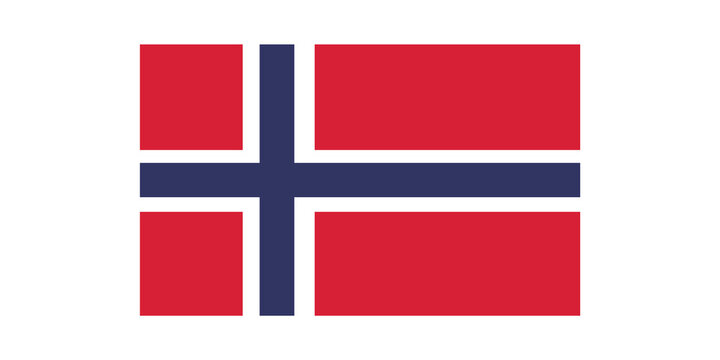 flag of Norway vector