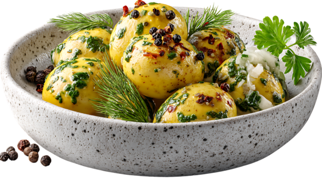 Delicious HerbRoasted Potatoes in Bowl