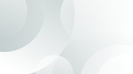Overlapping white and gray circles suitable for backgrounds, abstract designs, modern concepts, patterns, textiles, and contemporary art projects.