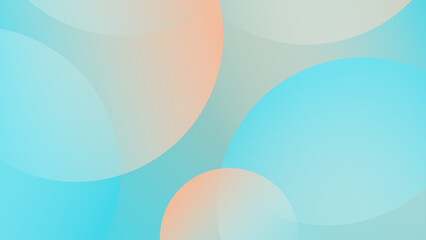 Blue peach and green abstract background with a calming color scheme. Suitable for spring themed designs, invitations, wallpapers, and artistic projects.