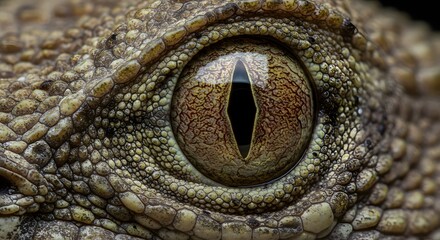 Reptile Eye Close-up