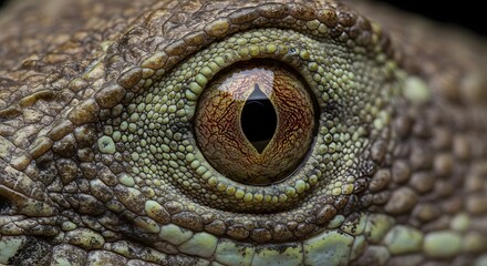 Fototapeta premium Close Up of Iguana Eye