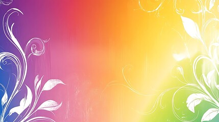 Abstract floral gradient background