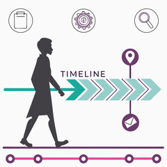 Modern Timeline Infographic Template