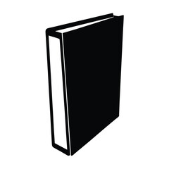 black book isolated on white