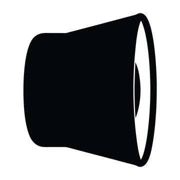 bluetooth speaker vector silhouette icon - ideal for business, office, or remote work graphics.