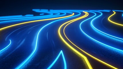 Abstract neon lines (17)