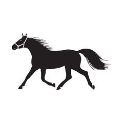 silhouette vector with white background