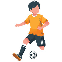 flat illustration of people playing ball