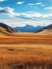 Fototapeta premium mountain landscape in the morning Made with generative AI