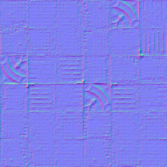 Medieval Stone Wall Normal Map Texture

