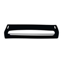 laminator vector silhouette icon - ideal for business, office, or remote work graphics.